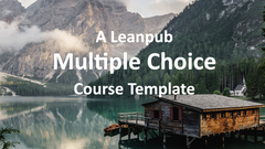 A Leanpub Multiple Choice Course Template